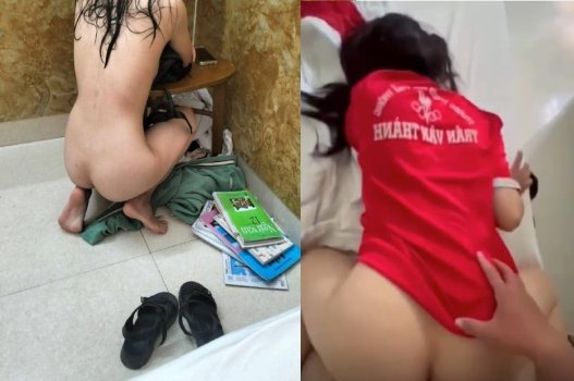 Video cô gái học sinh cấp 3 Trần Văn Thành lầy lội cùng bạn trai trong nhà nghỉ