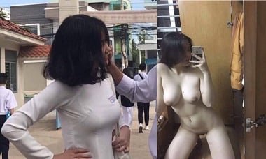 Em học sinh rất phấn khích khi nghe bạn trai 