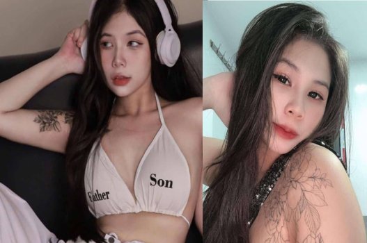 Bướm Gia Hân ướt nhẹp chảy như thác nước