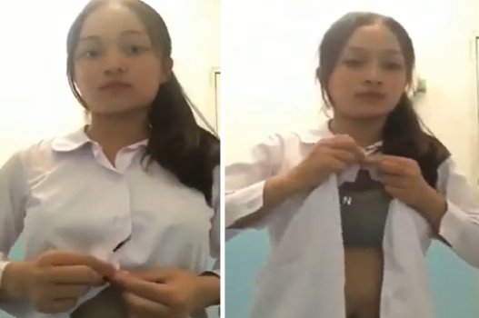 Rạch lỗ cho em nữ sinh co thắt