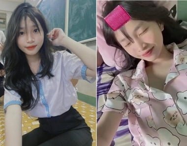 Nện em nữ sinh Nguyễn Ngọc Hân năm sinh 2008, lớp trưởng 11A8