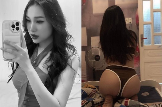 Ngọc Diễm có vòng 3 khủng nhưng bạn trai đụ rất khỏe