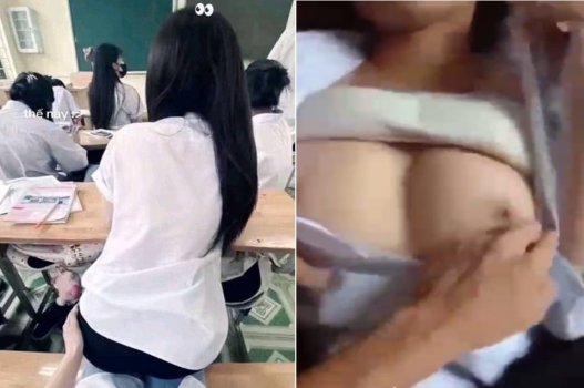 Nữ sinh đến nhà bạn và bị quyến rũ, thích quá cho chịch