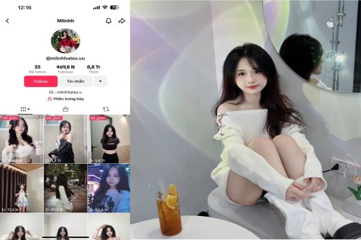 Tiktoker Mlinhh bị lộ clip XXX hành động cực kỳ thô tục với bạn trai